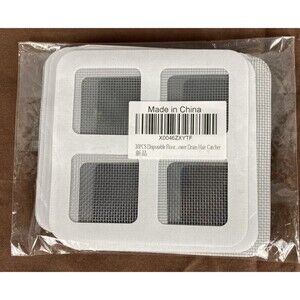 30 Pcs Filter Screen Kitchen Bathroom Disposable Floor Drain Sticker